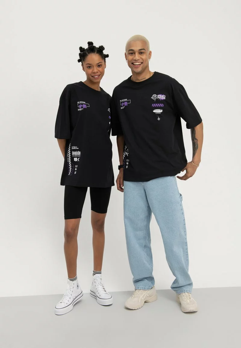 YOURTURN UNISEX - T-Shirt Print - Black 2 YOURTURN UNISEX - T-Shirt Print - Black – Bild 2