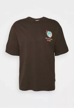 YOURTURN GRAPHIC TEE UNISEX - T-Shirt Print - Brown