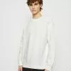 YOURTURN TRIBAL EMBOSSED UNISEX - Sweatshirt - Off White