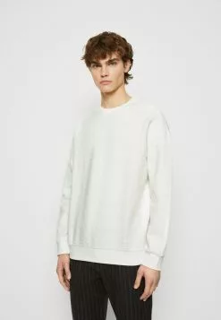 YOURTURN TRIBAL EMBOSSED UNISEX - Sweatshirt - Off White