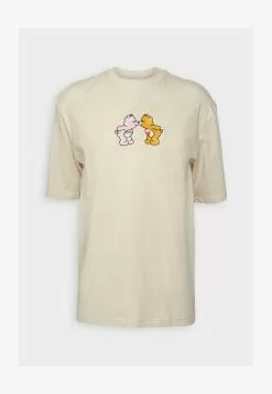 YOURTURN UNISEX - T-Shirt Print - Beige -YOURTURN Geschäft 144bc936eb594327a9838905ffddb197