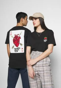 YOURTURN UNISEX - T-Shirt Print - Black