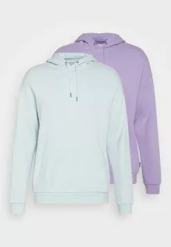 YOURTURN 2 PACK UNISEX - Kapuzenpullover - Lilac/light Blue