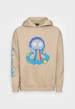 YOURTURN RICK AND MORTY UNISEX - Kapuzenpullover - Beige