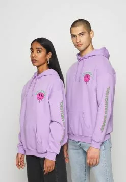 YOURTURN UNISEX - Kapuzenpullover - Lilac
