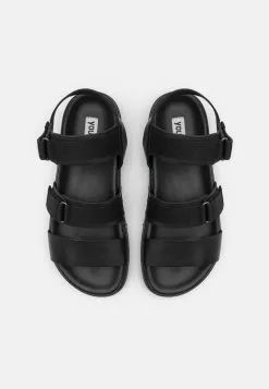 YOURTURN UNISEX - Riemensandalette - Black -YOURTURN Geschäft 55bdf5c06c42448396cf7be7b3e7a960