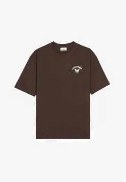YOURTURN UNISEX - T-Shirt Print - Brown -YOURTURN Geschäft 5e6d4060e8814275884cf00339b1c1a3