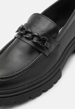 YOURTURN LEATHER UNISEX - Slipper - Black -YOURTURN Geschäft 67faac0d8bea48d0b27004c70d9a0434