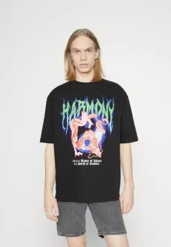 YOURTURN UNISEX - T-Shirt Print - Black