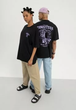 YOURTURN UNISEX - T-Shirt Print - Black