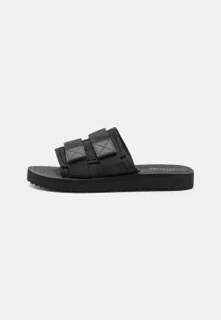 YOURTURN UNISEX - Pantolette Flach - Black