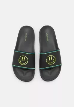 YOURTURN Pantolette Flach - Black -YOURTURN Geschäft 7eade9c49b4e4fa7ae6bce196e30821a