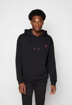 YOURTURN EMBROIDERED TEXT HOODIE UNISEX - Kapuzenpullover - Black -YOURTURN Geschäft 831f28d556604900b99533bf068001a6