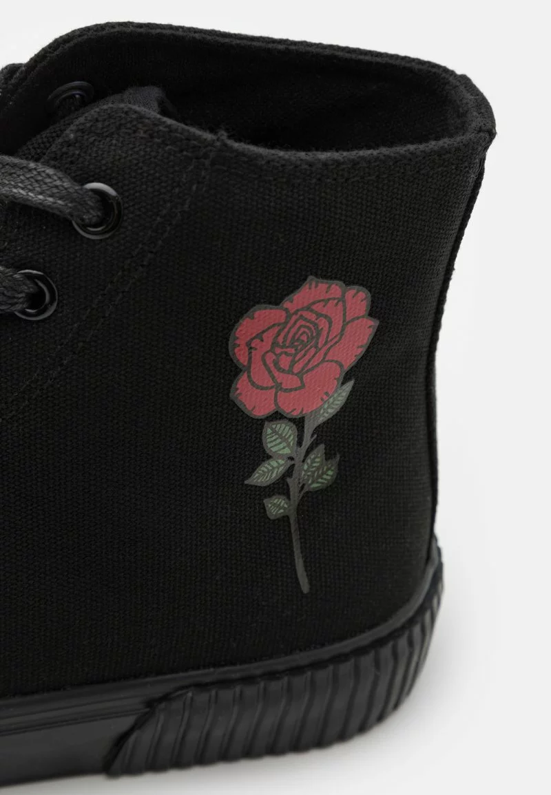 YOURTURN UNISEX - Sneaker High - Black/red 6 YOURTURN UNISEX - Sneaker High - Black/red – Bild 6