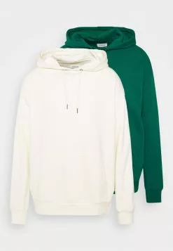 YOURTURN 2 PACK UNISEX - Kapuzenpullover - Off-white/green -YOURTURN Geschäft 88c4925cfb884ab0a7f41afb477aea1a 1