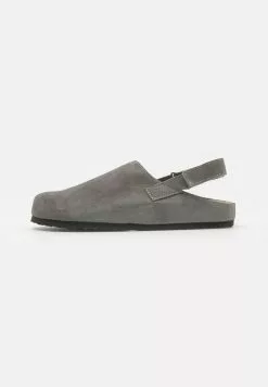 YOURTURN LEATHER UNISEX - Hausschuh - Grey