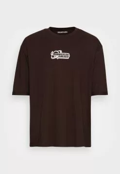 YOURTURN T-Shirt Print - Light Brown