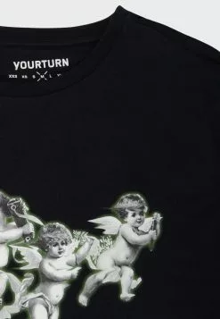 YOURTURN UNISEX - T-Shirt Print - Black -YOURTURN Geschäft a840a50153a44130b1e0fa672cb681a2