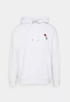 YOURTURN UNISEX - Kapuzenpullover - White