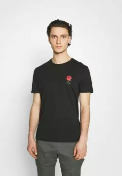 YOURTURN T-Shirt Print - Black