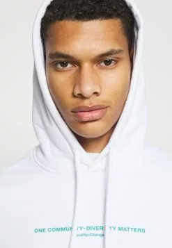 YOURTURN UNISEX - Kapuzenpullover - White -YOURTURN Geschäft cc02735d57e34d6bb55d6134f1e64301