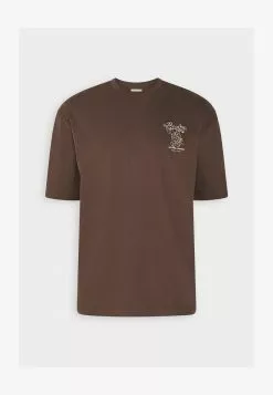 YOURTURN UNISEX - T-Shirt Print - Brown -YOURTURN Geschäft e3b2827528494ababfd15c6cb63effb9