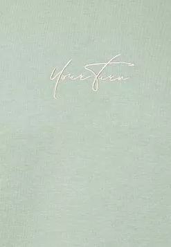 YOURTURN UNISEX - Sweatshirt - Green/beige -YOURTURN Geschäft e6e13910f8ff4410b7be54c7e0712495