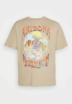 YOURTURN UNISEX - T-Shirt Print - Beige -YOURTURN Geschäft eb835e4163af4e4d9bb92027d2fa8fb7