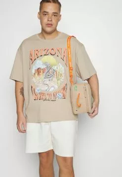 YOURTURN UNISEX - T-Shirt Print - Beige -YOURTURN Geschäft f29c8ab954f9431ea279e67e74cf1e7f