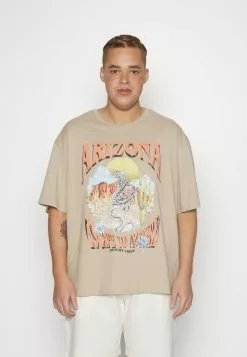 YOURTURN UNISEX - T-Shirt Print - Beige