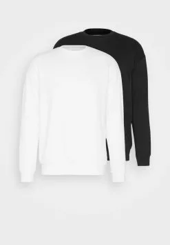 YOURTURN UNISEX 2 PACK - Sweatshirt - Black/white -YOURTURN Geschäft f913352c0965480bb1148d439104cbd0